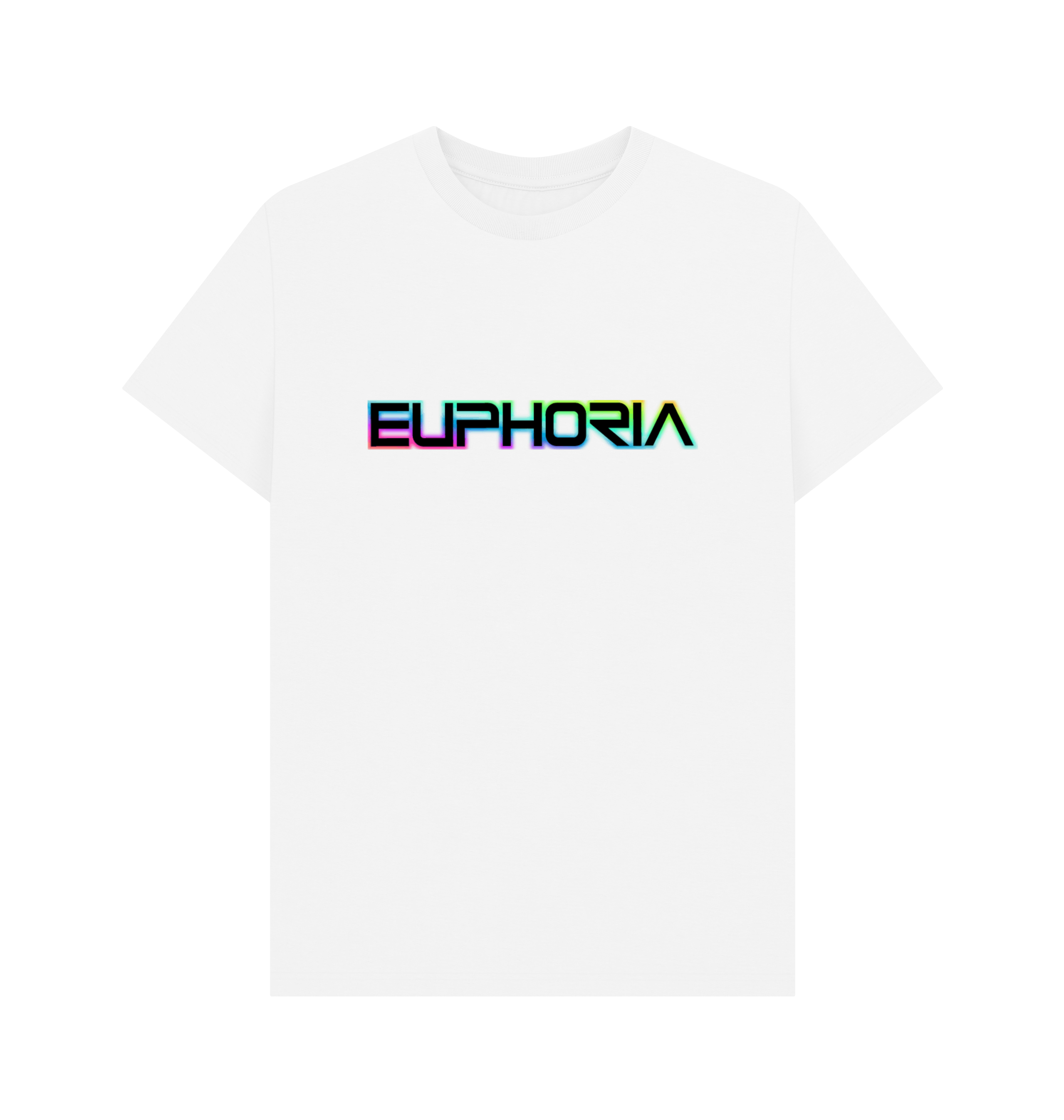 White Printed T-shirt Front