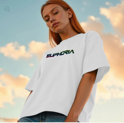 Euphoria Rainbow Oversized Womens Boxy Tee