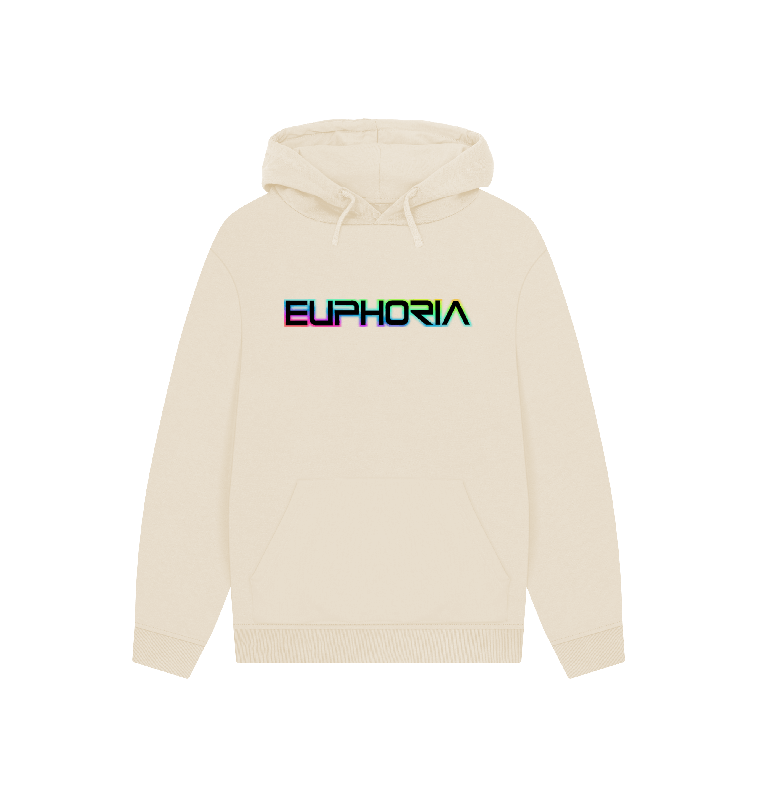 Oat Printed Hoody Front